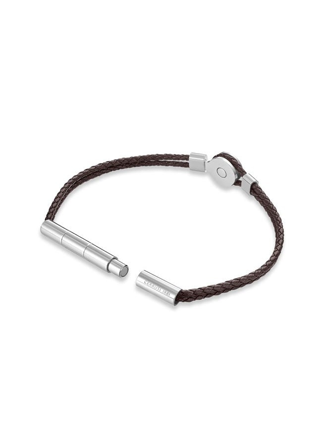 buy-cerruti-1881-vincenzo-silver-and-dark-brown-leather-bracelet_2fz