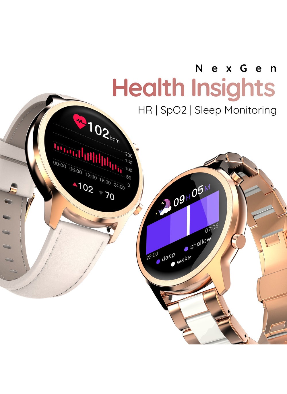 buy-pebble-celia-1-32-ips-display-smartwatch-with-bt-calling-female-health-monitor-compatible-with-android-ios-24-7-health-suite-alarm-multi-sports-modes-watch-faces-ai-voice-assistance-metal-gold_zte