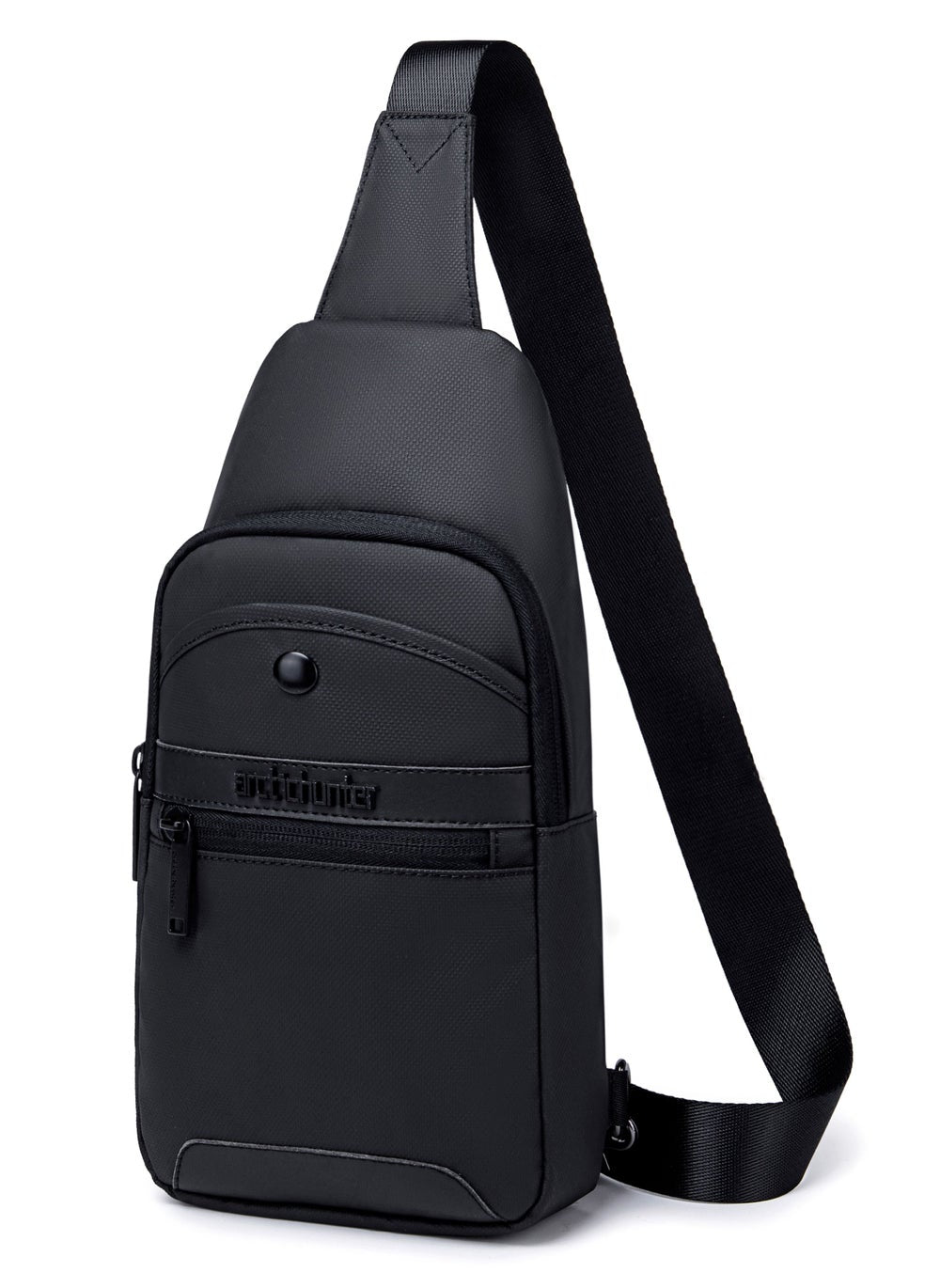 buy-arctic-hunter-sling-bag-for-men-and-women-water-resistant-durable-small-shoulder-daypack-with-built-in-earphone-jack-and-shock-proof-compartments-xb13001-black_i2z