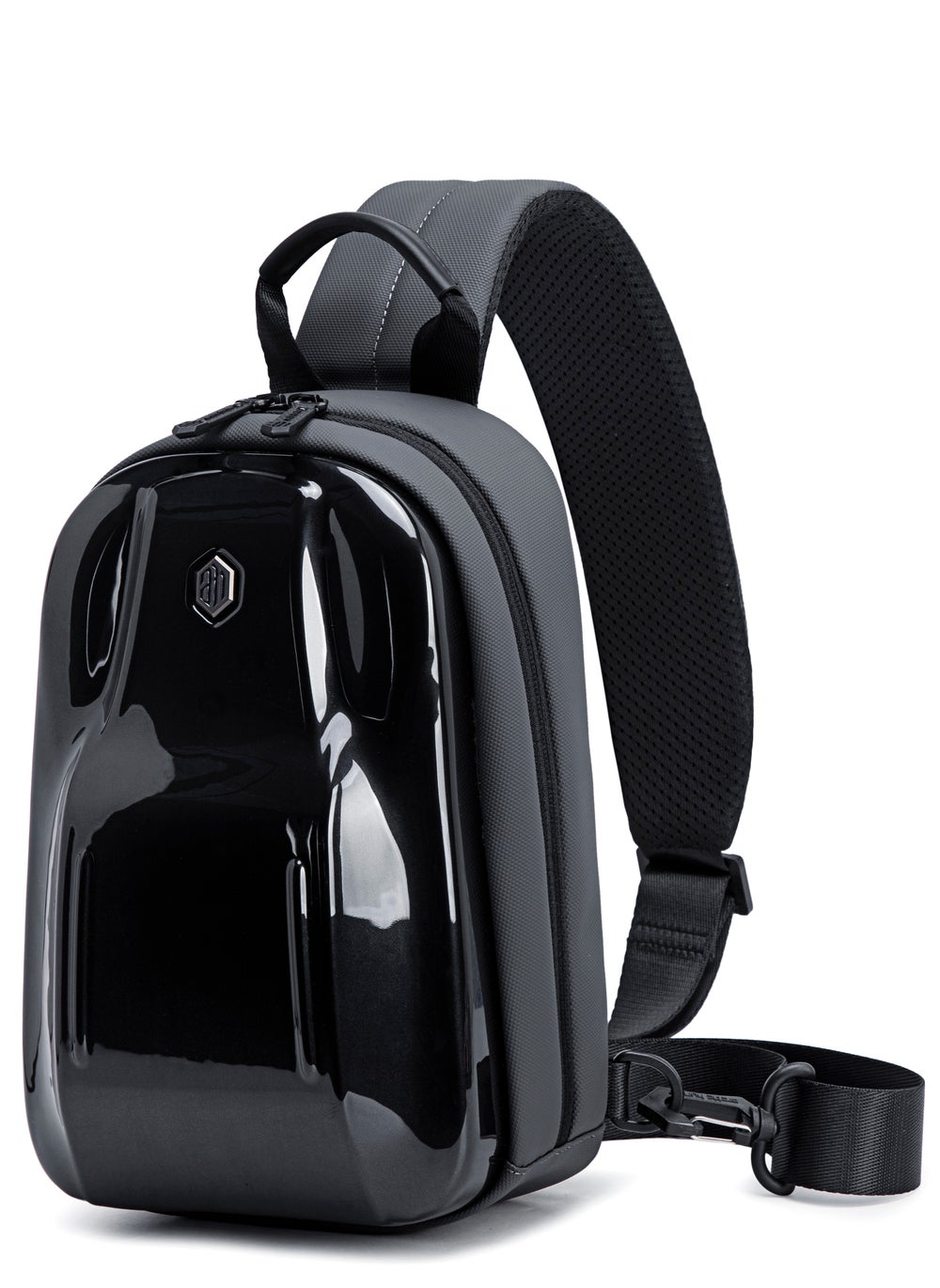 buy-arctic-hunter-glossy-hard-shell-sling-bag-water-resistant-anti-theft-unisex-cross-body-shoulder-bag-for-travel-business-casual-xb00551-grey_1wf