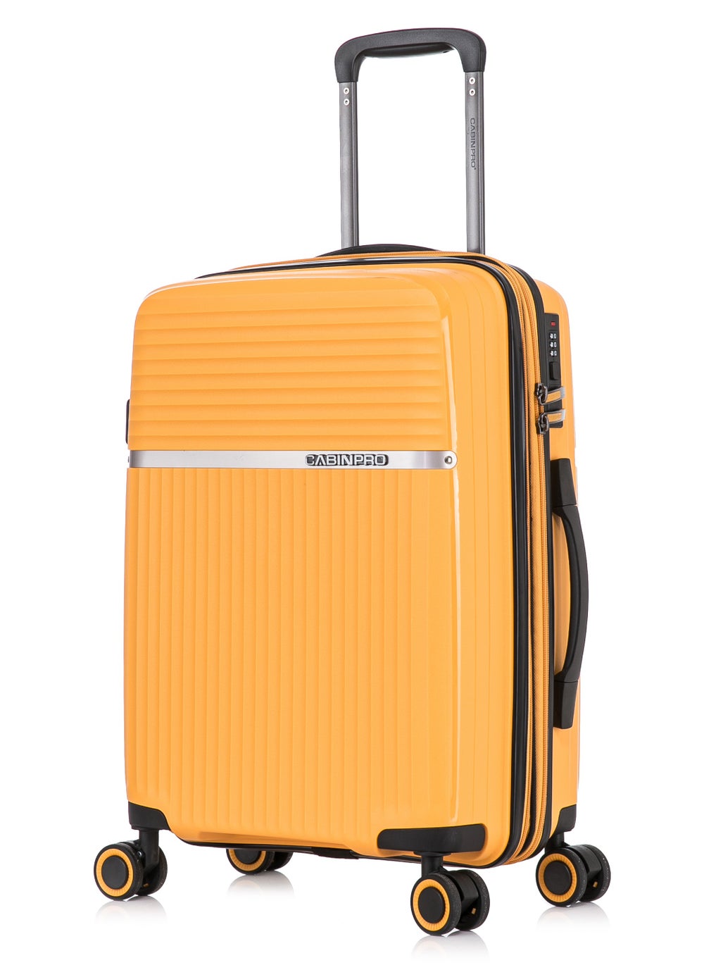 buy-cabinpro-light-weight-pp-fashion-trolley-luggage-expandable-hard-case-carry-on-suitcase-with-safe-zipper-and-4-quite-360deg-double-spinner-wheels-cp002-yellow_buq