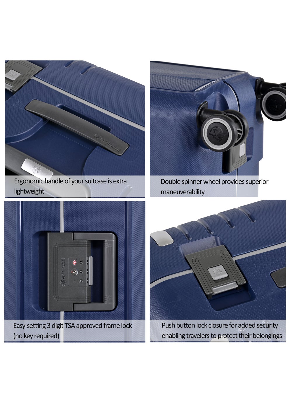 buy-eminent-vertica-hard-case-travel-bag-luggage-trolley-polypropylene-lightweight-suitcase-4-quiet-double-spinner-wheels-with-tsa-lock-b0006-dark-blue_594