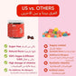 60 Hair-Growth Vegan Gummies - Sugar-Free Formula