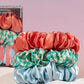 Sea Mist Silk Scrunchies - Luxury Set of 3