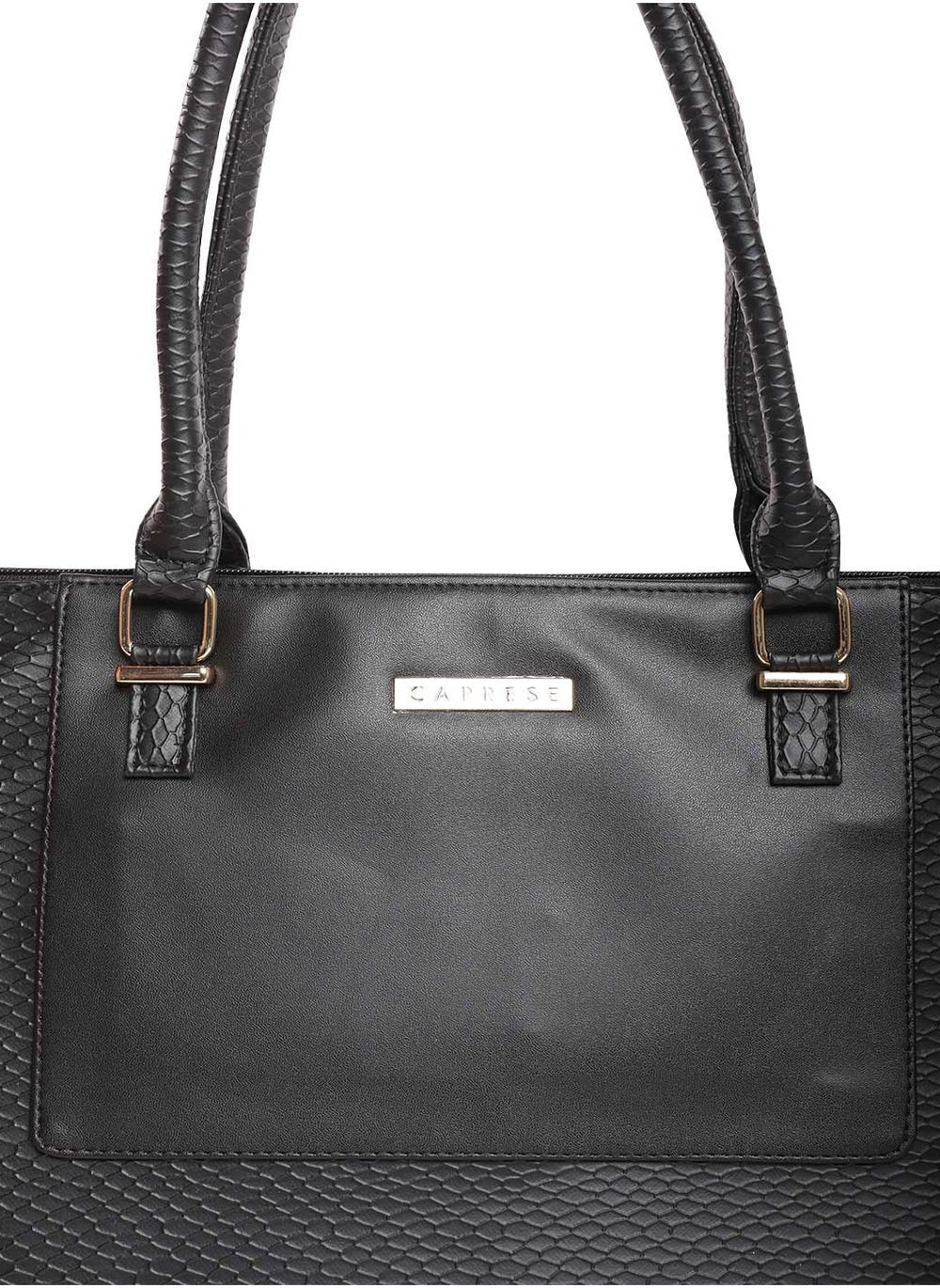 buy-caprese-caprese-fiona-self-design-black-faux-leather-large-tote-handbag_f6g