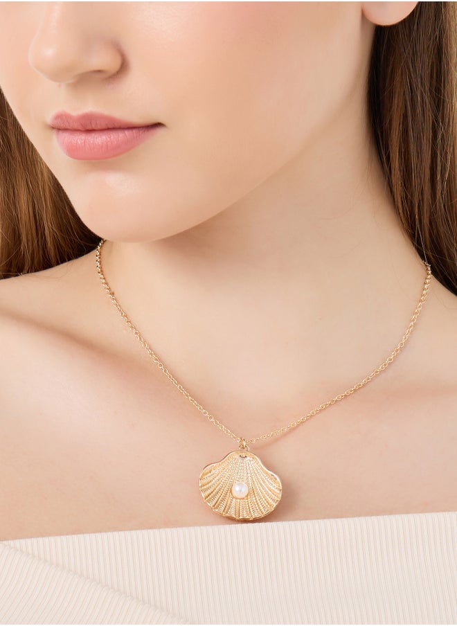buy-styli-faux-pearl-detail-shell-pendant-necklace_bnd