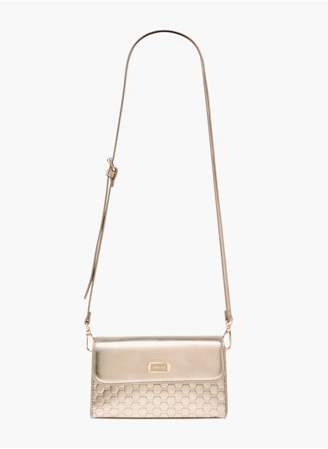 buy-missy-women-logo-embossed-crossbody-bag-with-detachable-strap-and-flap-closure_avh
