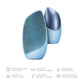 Aquamarine 6-in-1 Sonic Thermo Facial Brush | Luxe Skin Cleanser