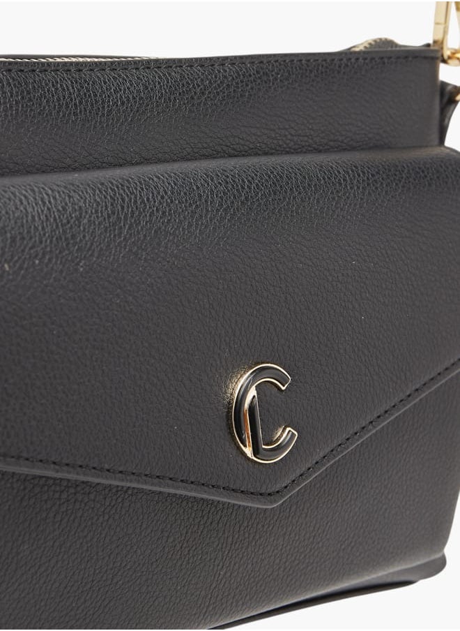 buy-le-confort-women-textured-crossbody-bag-with-detachable-strap-and-pouch_qcw