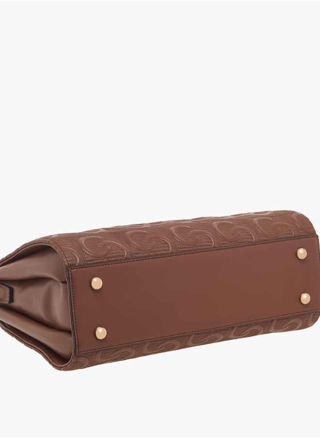 buy-celeste-womens-monogram-embossed-tote-bag-with-handles-and-zip-closure_zxe