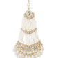 Elegant Gold-Plated Kundan Pearl Jhumar Passa