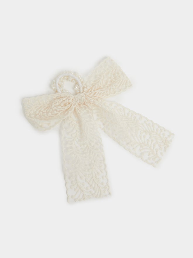 buy-styli-styli-faux-pearl-detail-lace-ribbon-hair-tie_uou