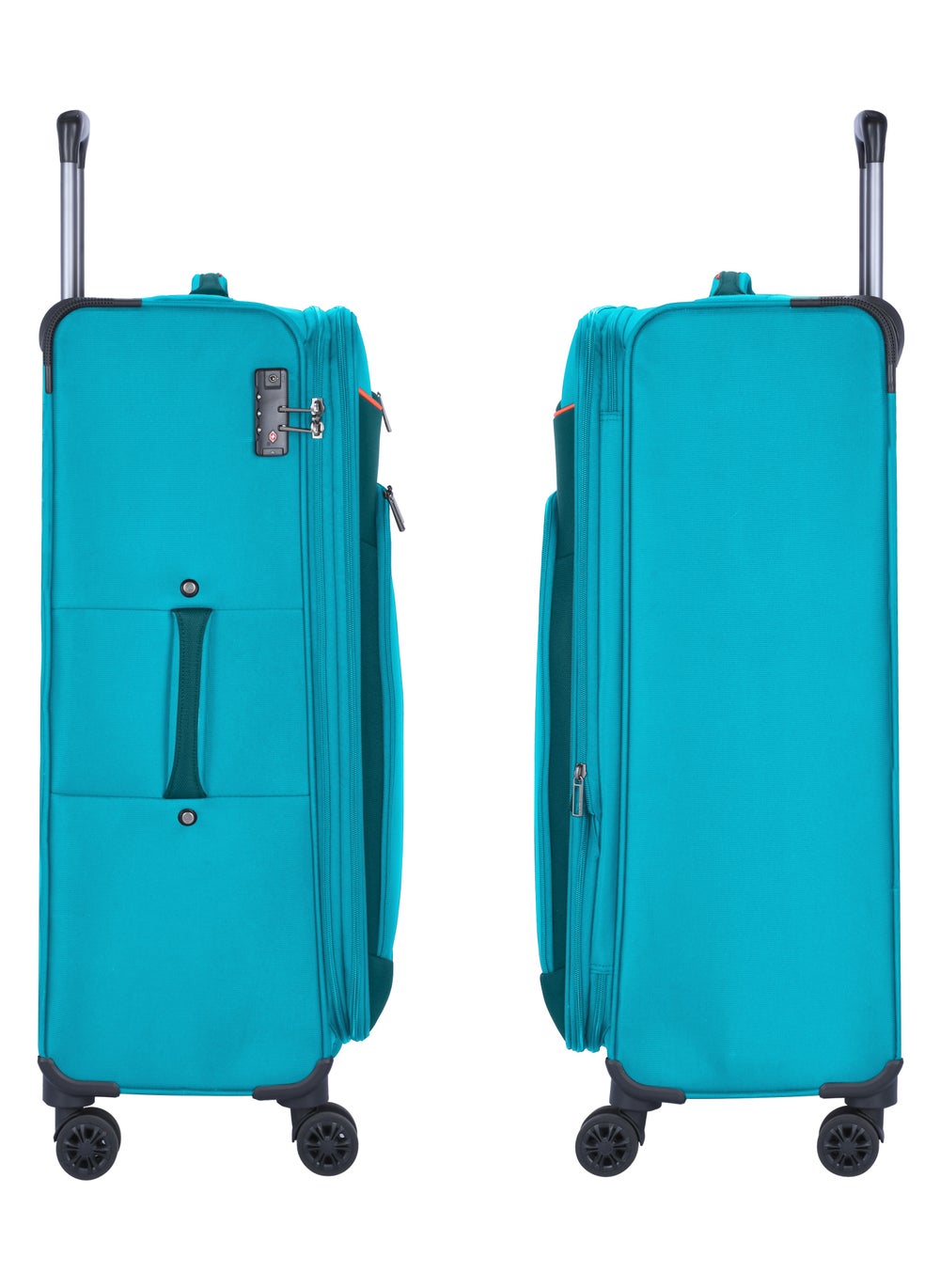 buy-eminent-unisex-soft-travel-bag-medium-luggage-trolley-polyester-lightweight-expandable-4-double-spinner-wheeled-suitcase-with-3-digit-tsa-lock-e788-green_98y