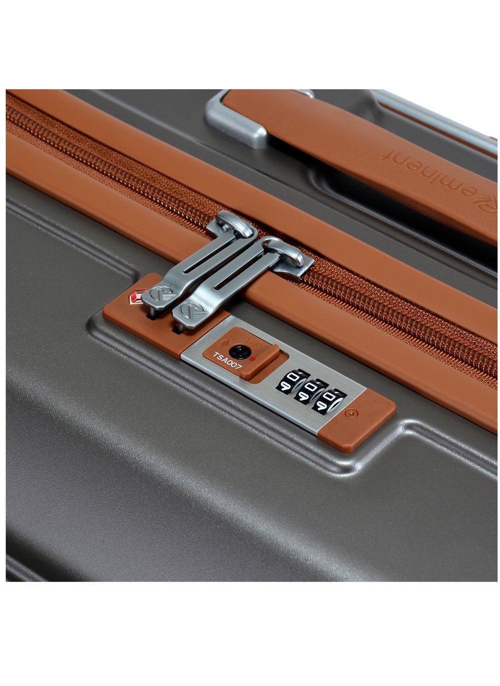 buy-eminent-hard-case-travel-bag-cabin-luggage-trolley-polycarbonate-lightweight-suitcase-4-quiet-double-spinner-wheels-with-tsa-lock-kk10-gold-grey_kam