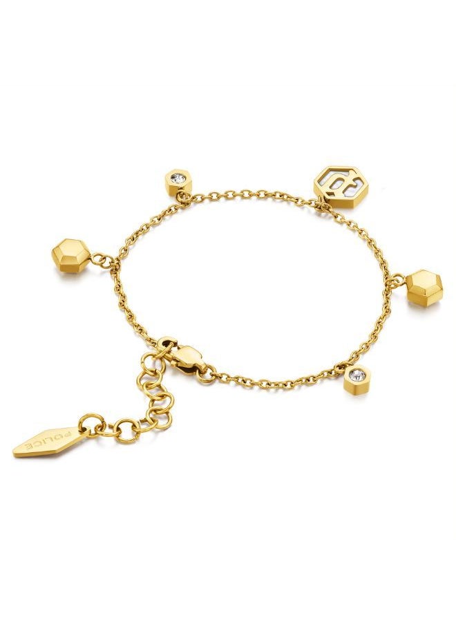 buy-police-exagon-bracelet-for-women-yellow-gold-plated_62n