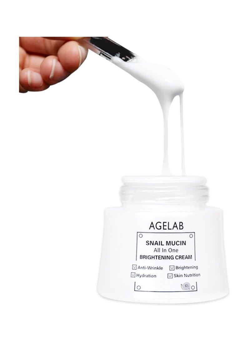 AgeLab Snail Mucin Brightening Cream - Revitalize in 60g