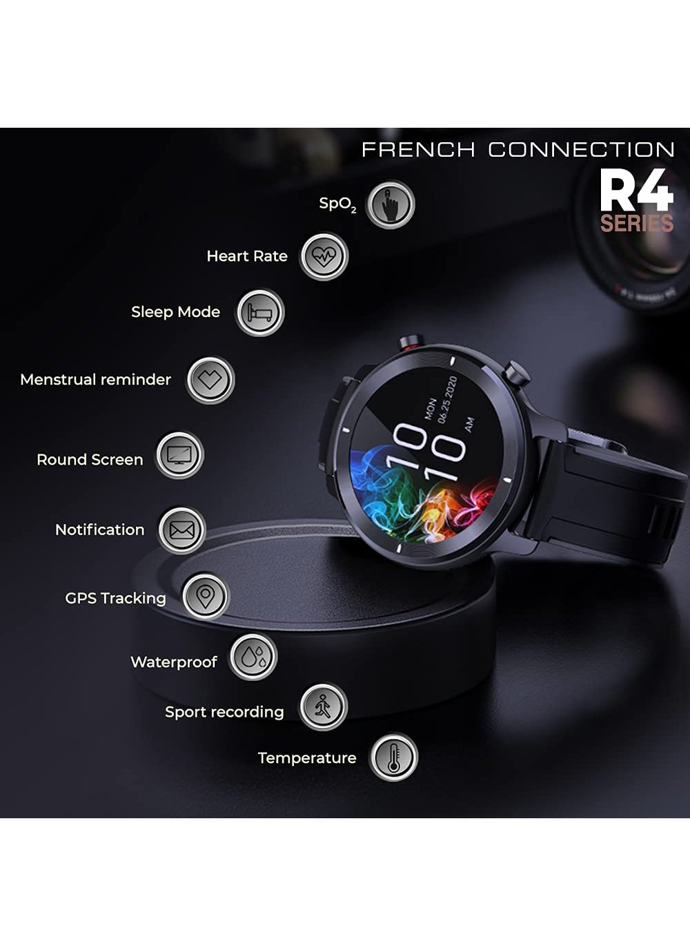 buy-french-connection-french-connection-r4-series-smartwatch-with-full-touch-hd-screen-metal-case-spo2-continues-heart-rate-blood-pressure-monitoring-temperature-monitor-and-ip68-waterproof-r4-a-45-mm_ifv