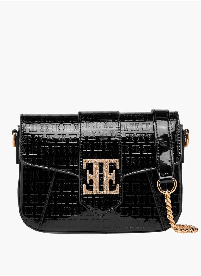 buy-elle-women-monogram-embossed-crossbody-bag-with-detachable-chain-strap_ucd
