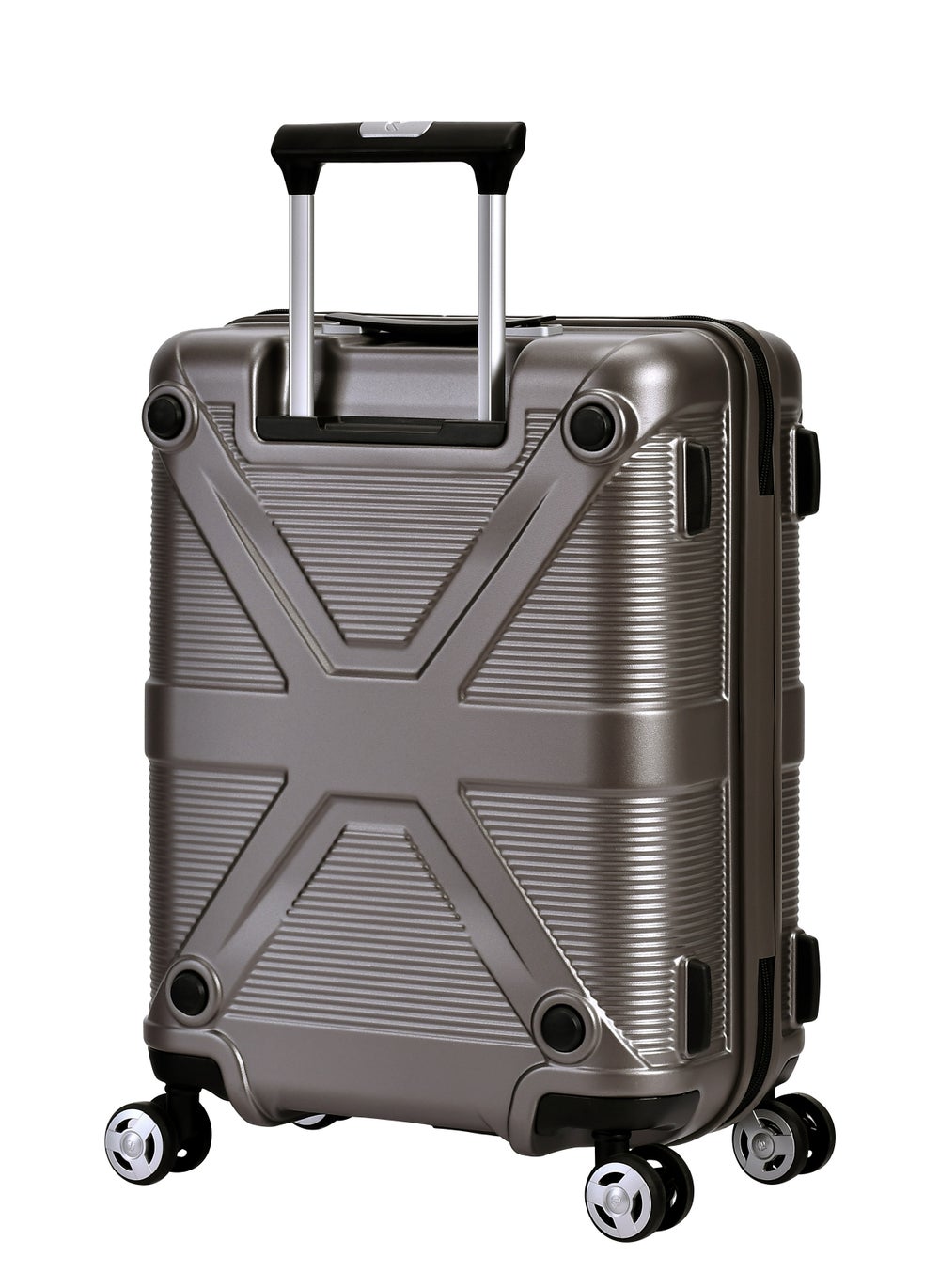 buy-eminent-hard-case-travel-bag-cabin-luggage-trolley-polycarbonate-lightweight-suitcase-4-quiet-double-spinner-wheels-with-tsa-lock-kj97-gold-grey_jgj
