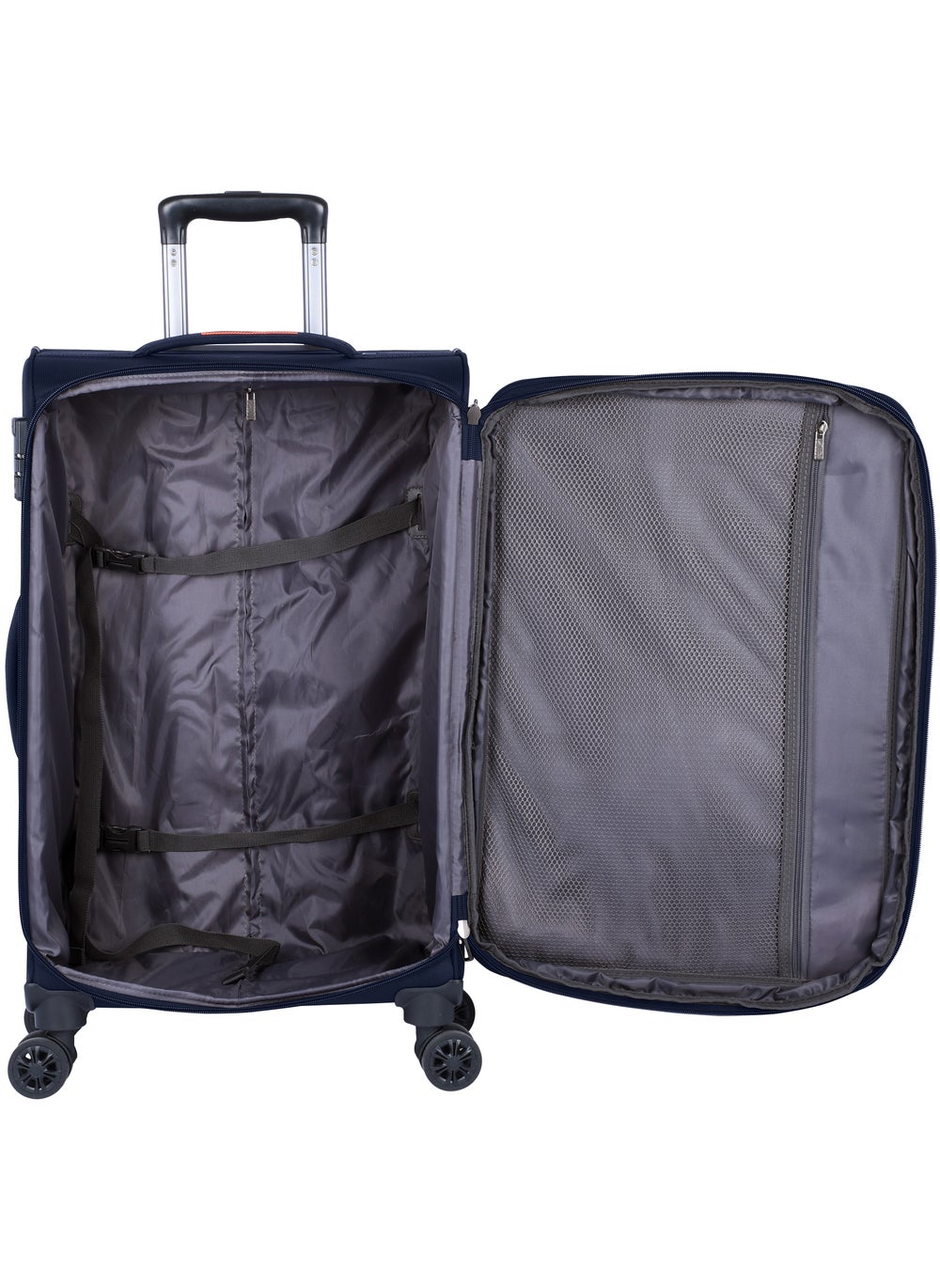 buy-eminent-unisex-soft-travel-bag-cabin-luggage-trolley-polyester-lightweight-expandable-4-double-spinner-wheeled-suitcase-with-3-digit-tsa-lock-e751-navy-blue_lbr
