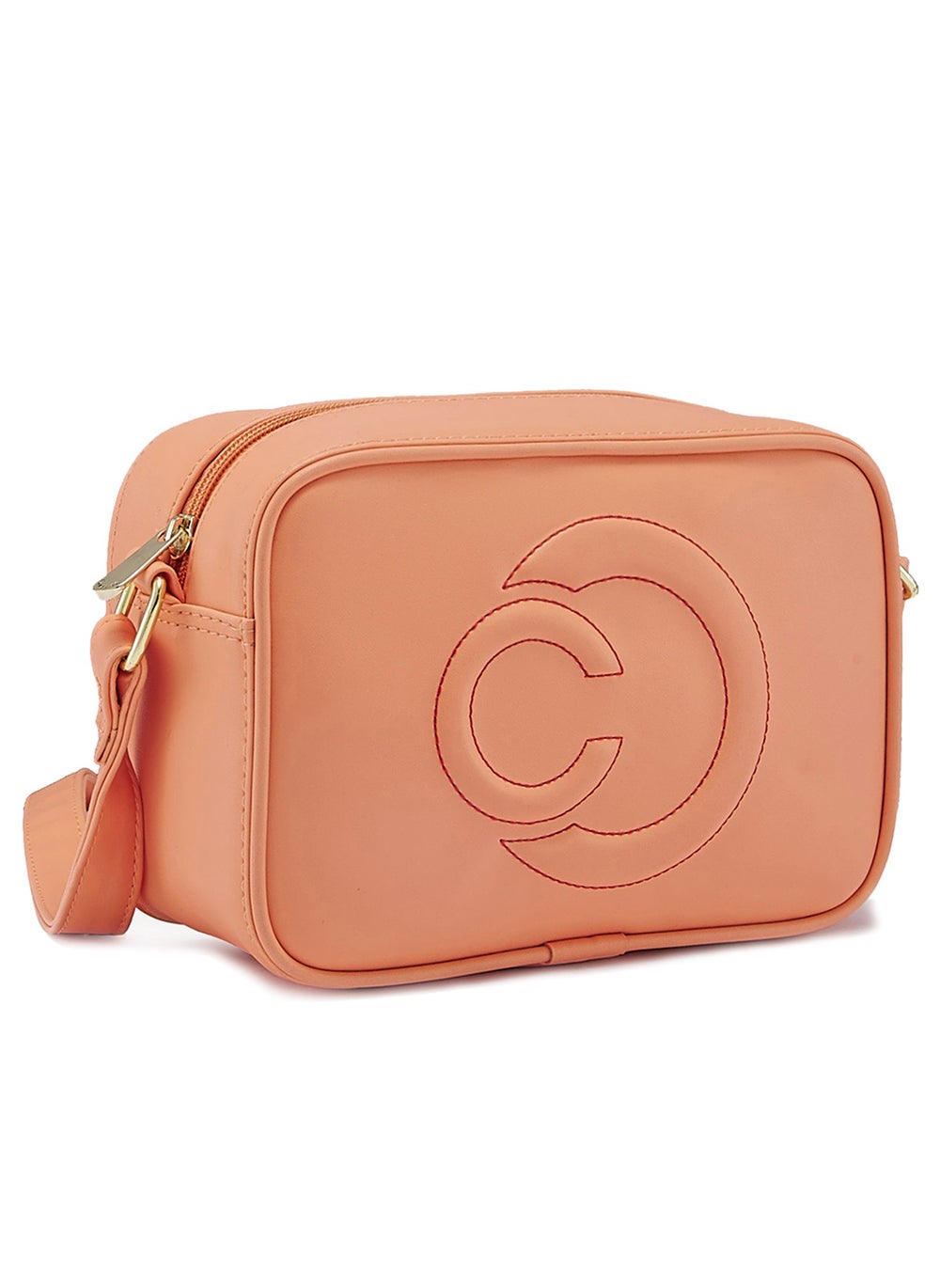 buy-caprese-caprese-dora-solid-coral-faux-leather-medium-sling-bag_q2o