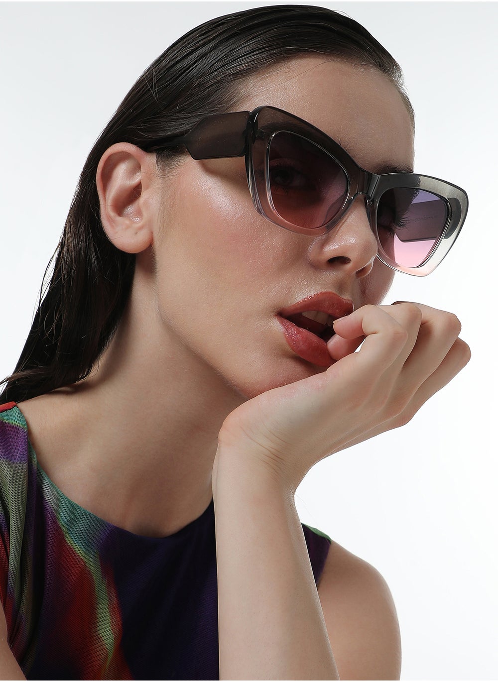 buy-haute-sauce-haute-sauce-women-s-the-city-cateye-sunglasses-for-casual-wear-one-size-charcoal-black-polycarbonate-frame-midnight-black-polarized-lens-full-rim-eyewear-for-woman-girls_6lk
