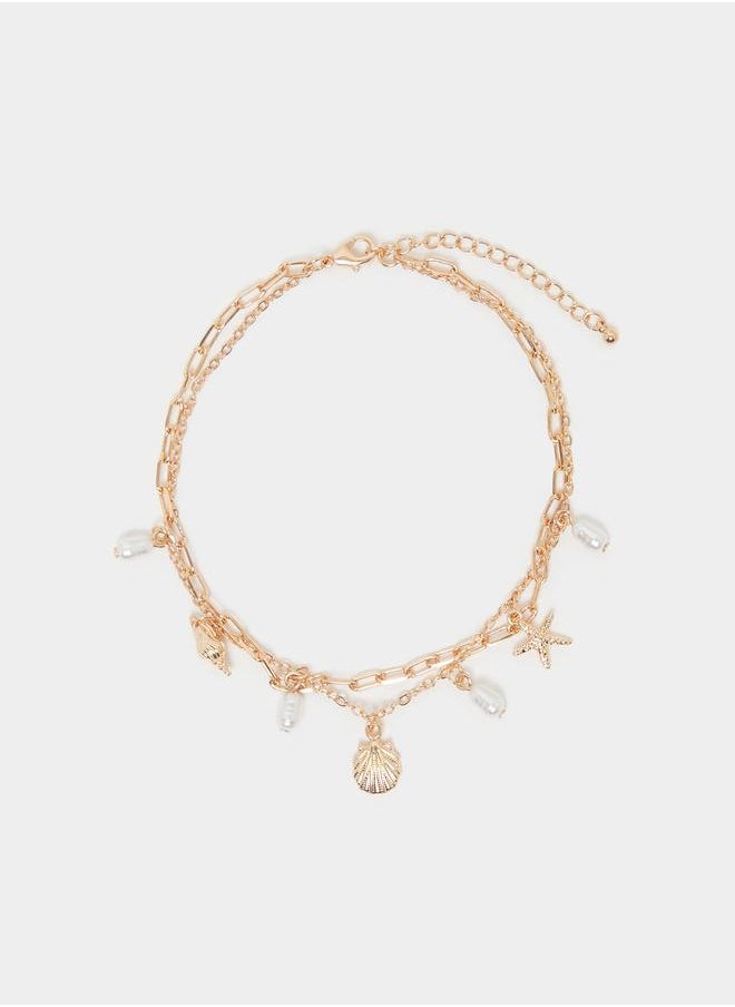 buy-styli-styli-faux-pearl-beach-charm-anklet-with-lobster-clasp_kqf