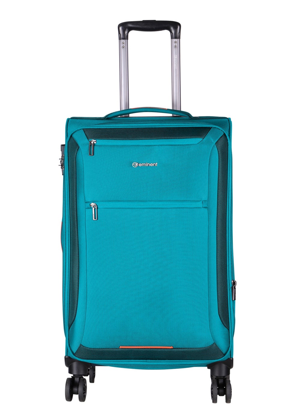 buy-eminent-unisex-soft-travel-bag-large-luggage-trolley-polyester-lightweight-expandable-4-double-spinner-wheeled-suitcase-with-3-digit-tsa-lock-e751-green_wtx