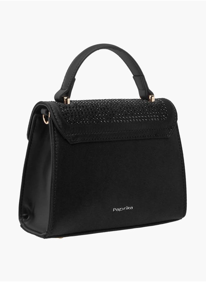 buy-paprika-women-s-embellished-satchel-bag-with-detachable-chain-strap-and-flap-closure_5wm