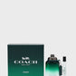 COACH Green Men's Eau De Toilette Deluxe Set