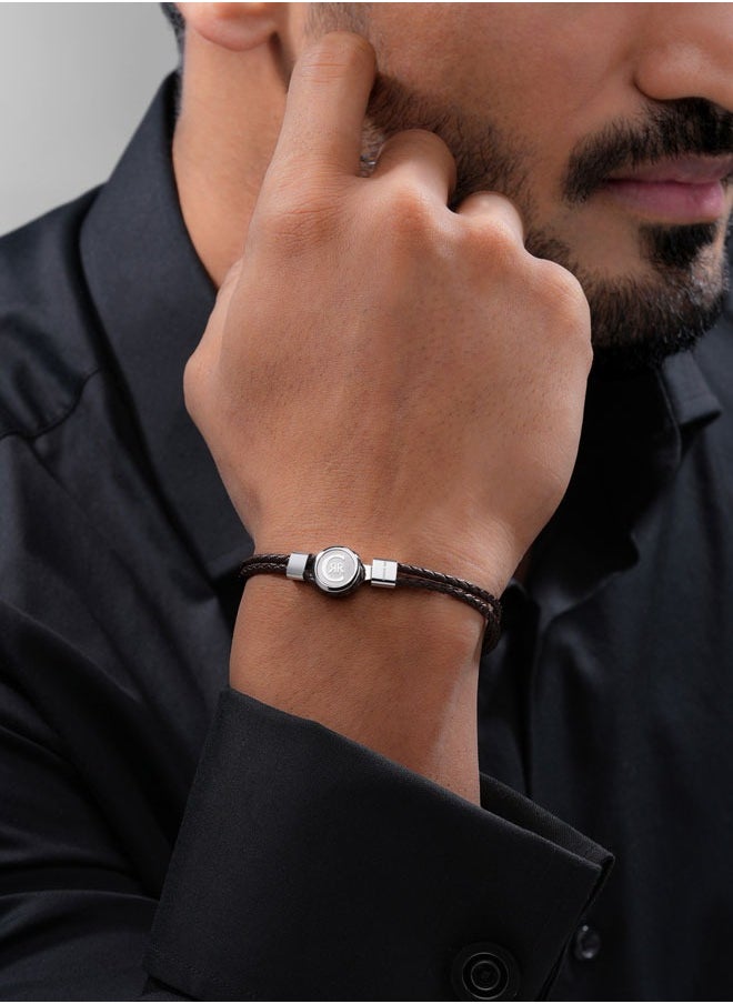 buy-cerruti-1881-vincenzo-silver-and-dark-brown-leather-bracelet_lup