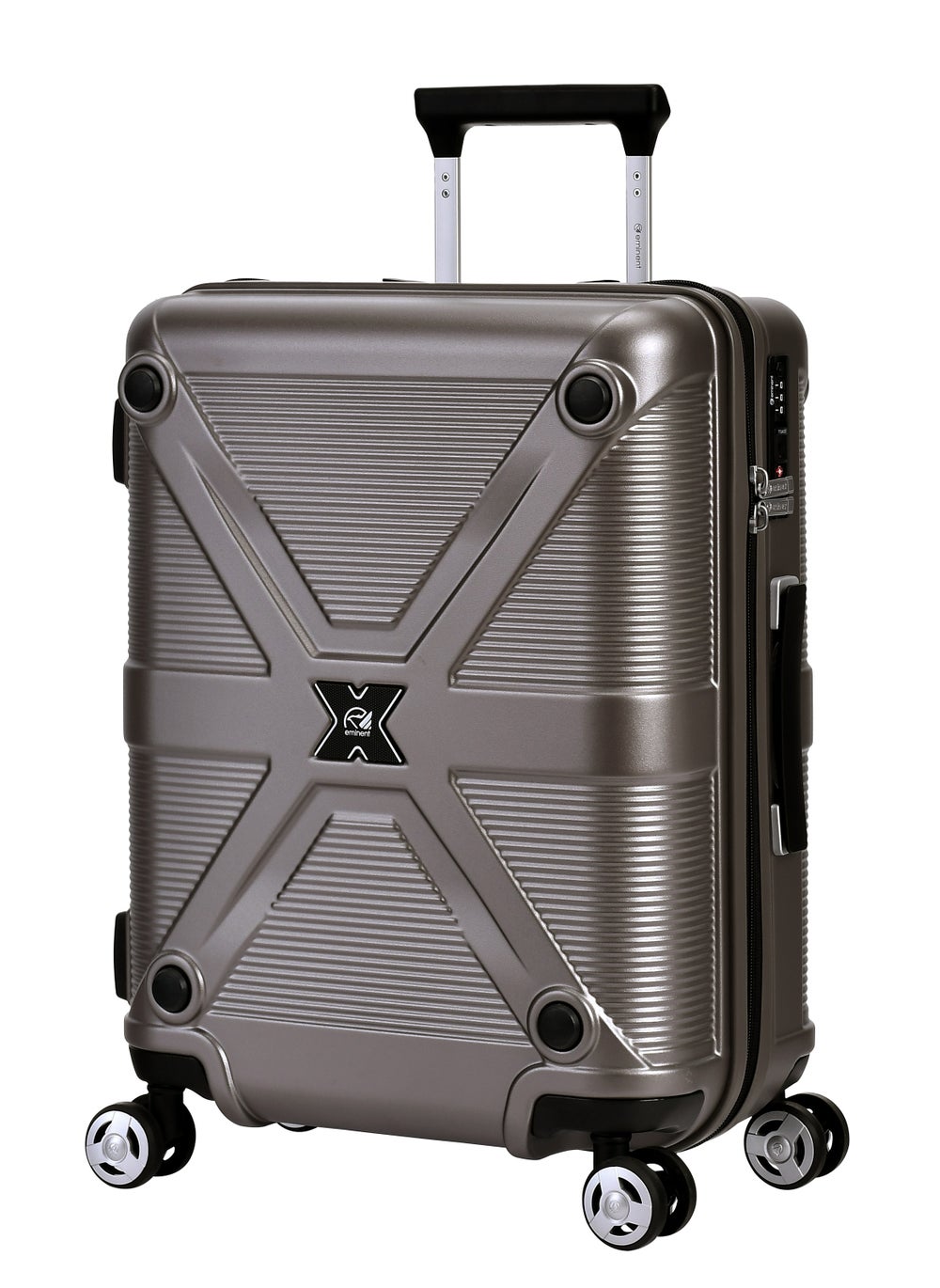 buy-eminent-hard-case-travel-bag-cabin-luggage-trolley-polycarbonate-lightweight-suitcase-4-quiet-double-spinner-wheels-with-tsa-lock-kj97-gold-grey_maw