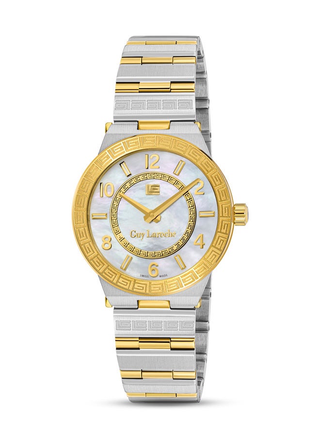 buy-guy-laroche-sacha-32mm-ladies-swiss-quartz-watch-with-white-mother-of-pearl-dial-dual-toned-stainless-steel-bracelet-sapphire-glass_3k6