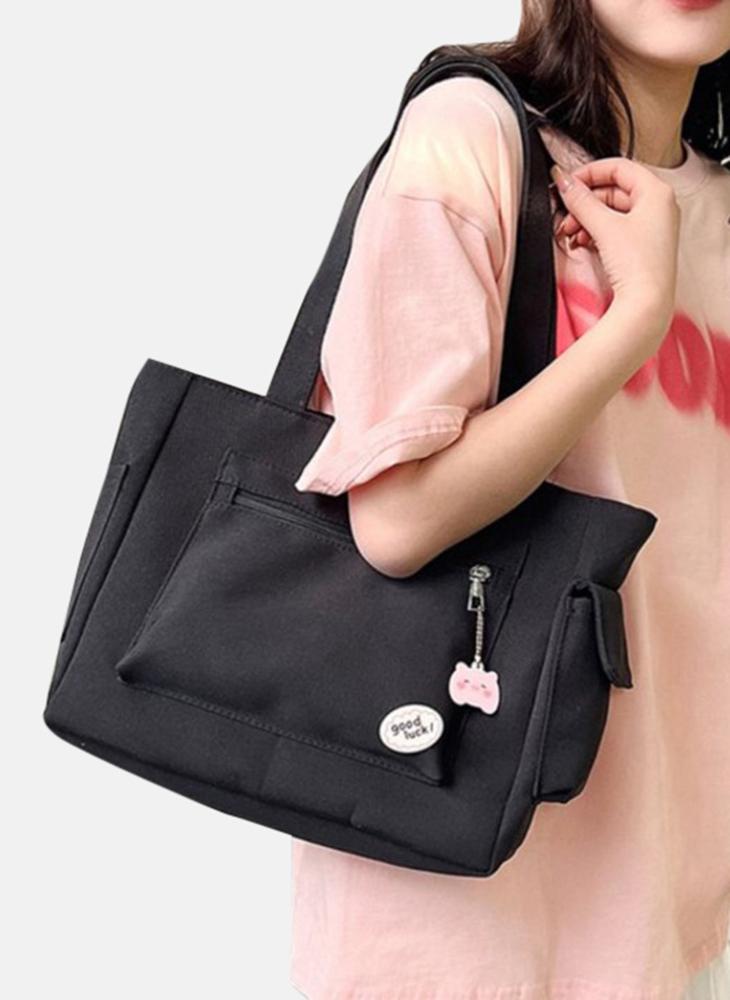 buy-yuniqee-black-plain-lifestyle-tote-bag_vf0